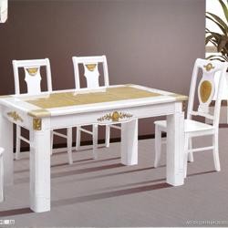 地中海风格情调餐厅 餐桌椅（5件套）